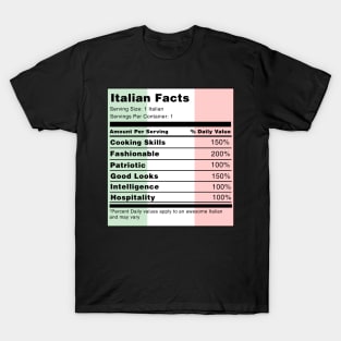 Italian Facts T-Shirt